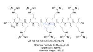 CRRRRRRRR;Cys-Arg-Arg-Arg-Arg-Arg-Arg-Arg-Arg;带巯基的穿膜肽